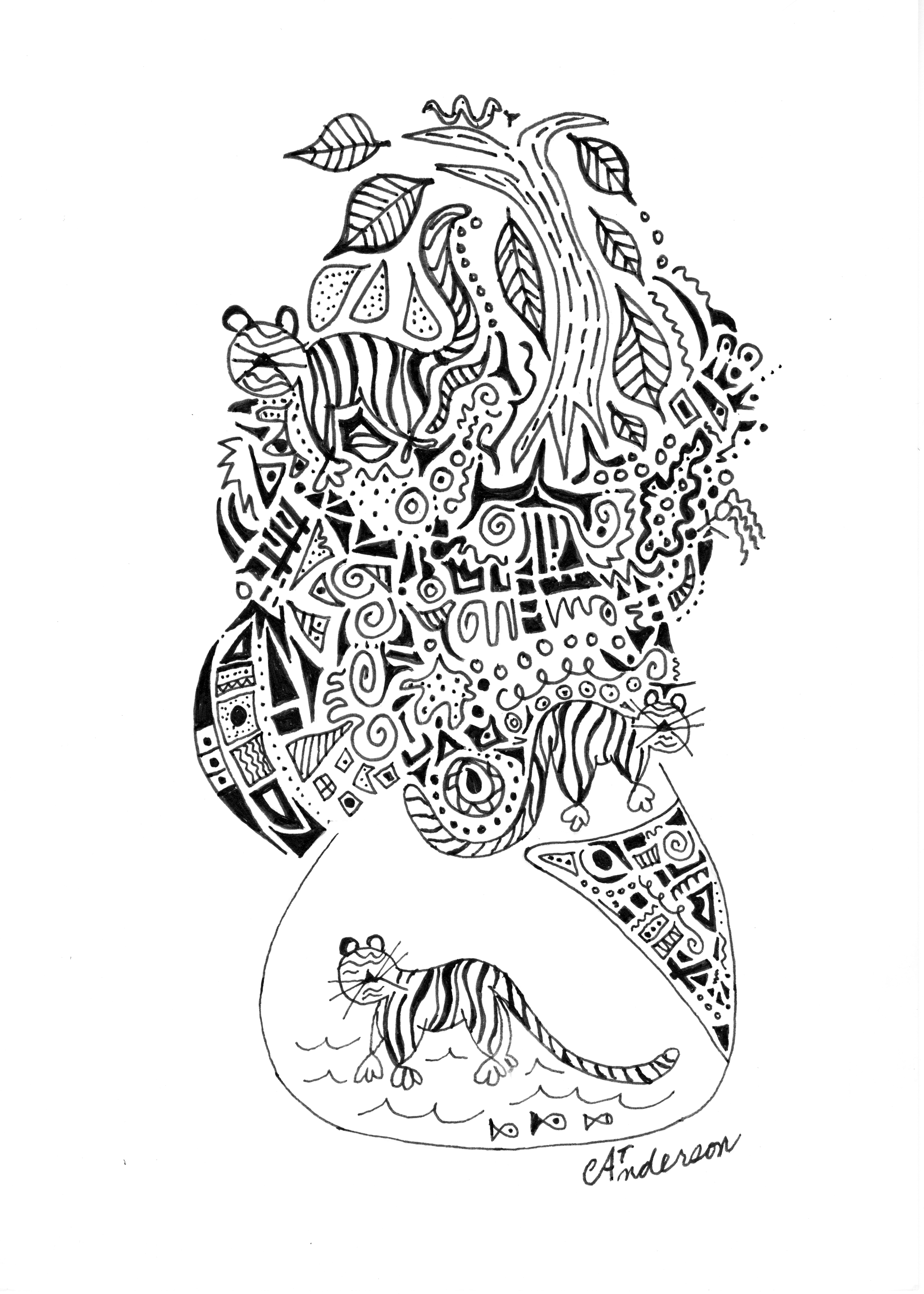 Three Tiger Layer(5x7)